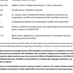 Announcements, 2012-10-25. ...