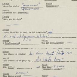 Western questionnaire, answ...
