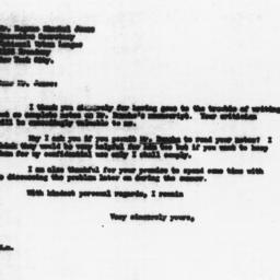 Letter from Gunnar Myrdal t...
