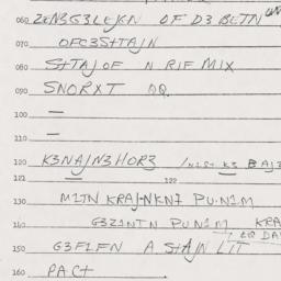 Eastern questionnaire, answ...