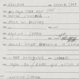 Eastern questionnaire, answ...