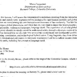 Announcements, 2002-01-27. ...