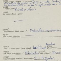 Western questionnaire, answ...