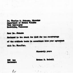 Letter from Rowena S. Hadse...