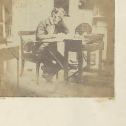 Thomas Carlyle, Seated at W...