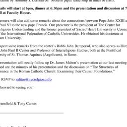 Announcements, 2014-03-05. ...