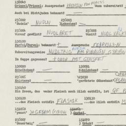 Western questionnaire, answ...