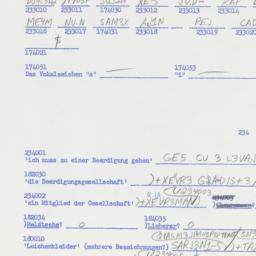 Western questionnaire, answ...