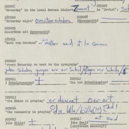 Western questionnaire, answ...