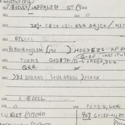 Eastern questionnaire, answ...