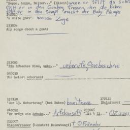 Western questionnaire, answ...