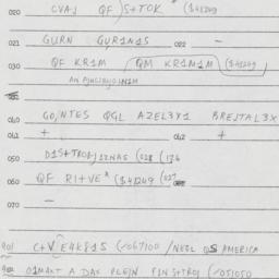 Eastern questionnaire, answ...