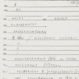 Eastern questionnaire, answ...