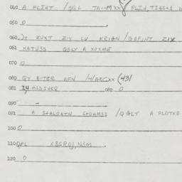 Eastern questionnaire, answ...