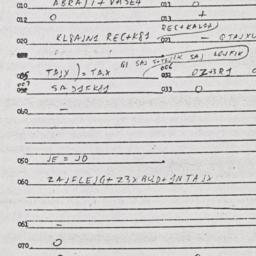 Eastern questionnaire, answ...
