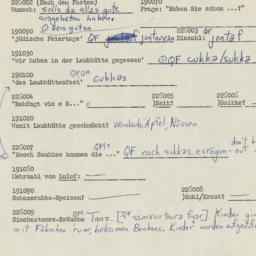 Western questionnaire, answ...