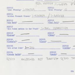 Western questionnaire, answ...