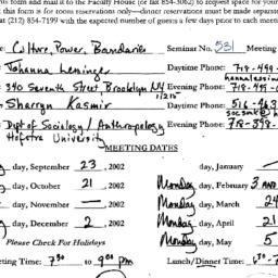 Correspondence, 2003-05-21....