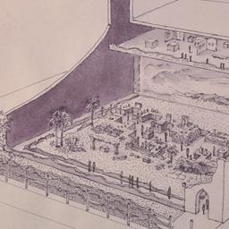Aerial persepctive drawing....