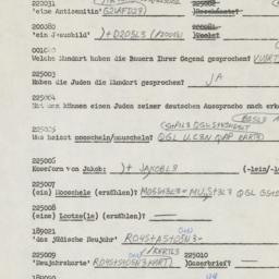 Western questionnaire, answ...