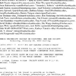 Announcements, 2002-02-20. ...