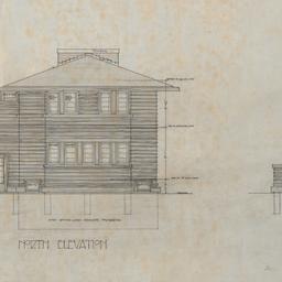 Working drawing #4: North, ...