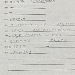 Eastern questionnaire, answ...