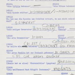 Western questionnaire, answ...