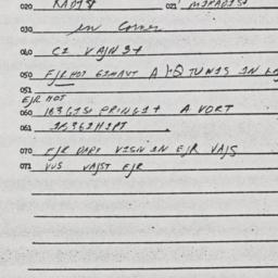 Eastern questionnaire, answ...