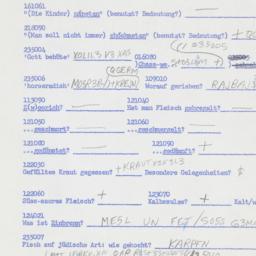Western questionnaire, answ...