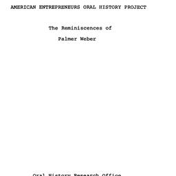 Reminiscences of F. Palmer ...