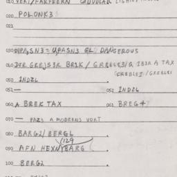 Eastern questionnaire, answ...