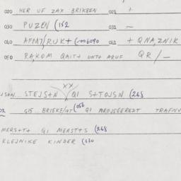 Eastern questionnaire, answ...