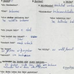 Western questionnaire, answ...