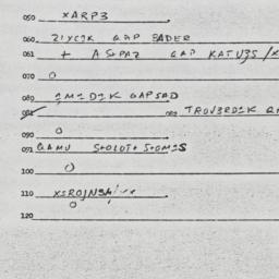 Eastern questionnaire, answ...