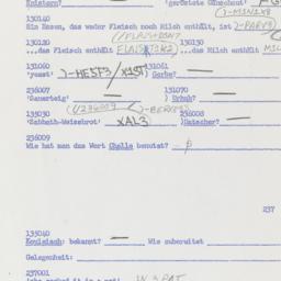 Western questionnaire, answ...