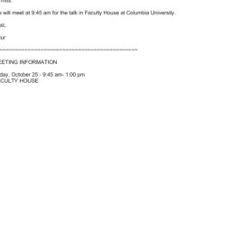 Announcements, 2013-10-25. ...