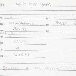 Eastern questionnaire, answ...
