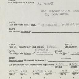 Western questionnaire, answ...