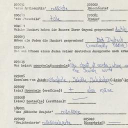 Western questionnaire, answ...