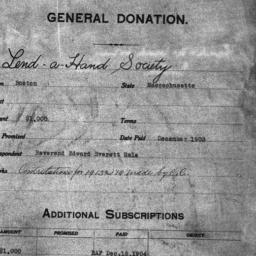 Carnegie General Donations,...
