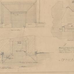 Bedroom fireplace elevation...