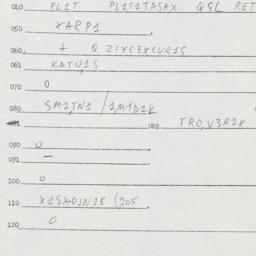 Eastern questionnaire, answ...