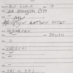 Eastern questionnaire, answ...