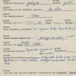 Western questionnaire, answ...