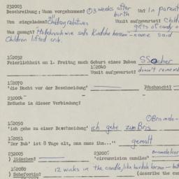 Western questionnaire, answ...