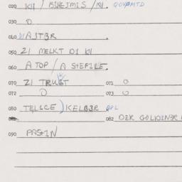 Eastern questionnaire, answ...