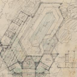 Grounds, first floor sketch...