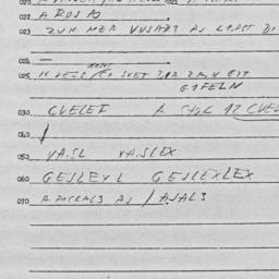 Eastern questionnaire, answ...