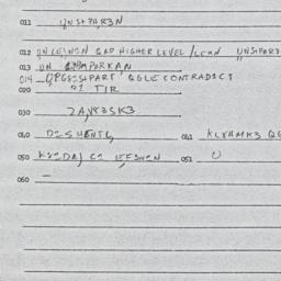 Eastern questionnaire, answ...
